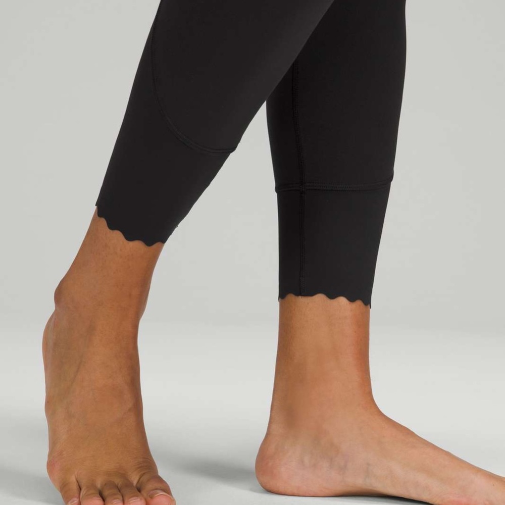Lululemon Align™ Scalloped Hem High-Rise Pant 25" | Black | Size 4 | GUC